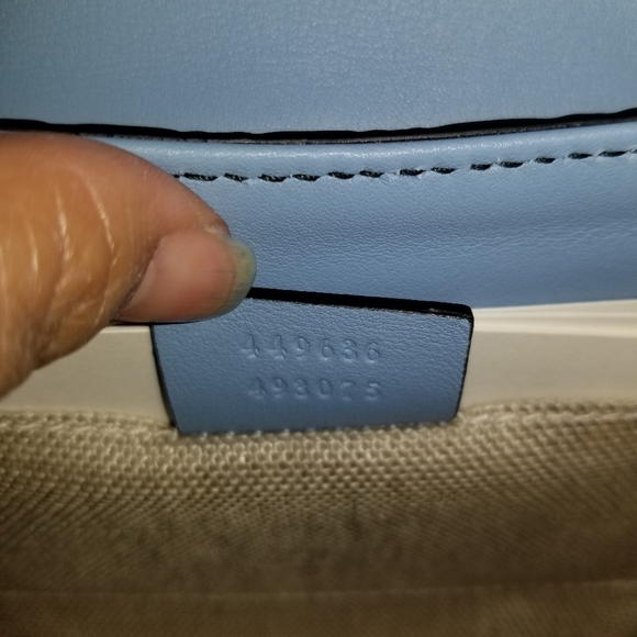 NEW GUCCI Mini Emily Microguccissima Periwinkle - Picture 11 of 16